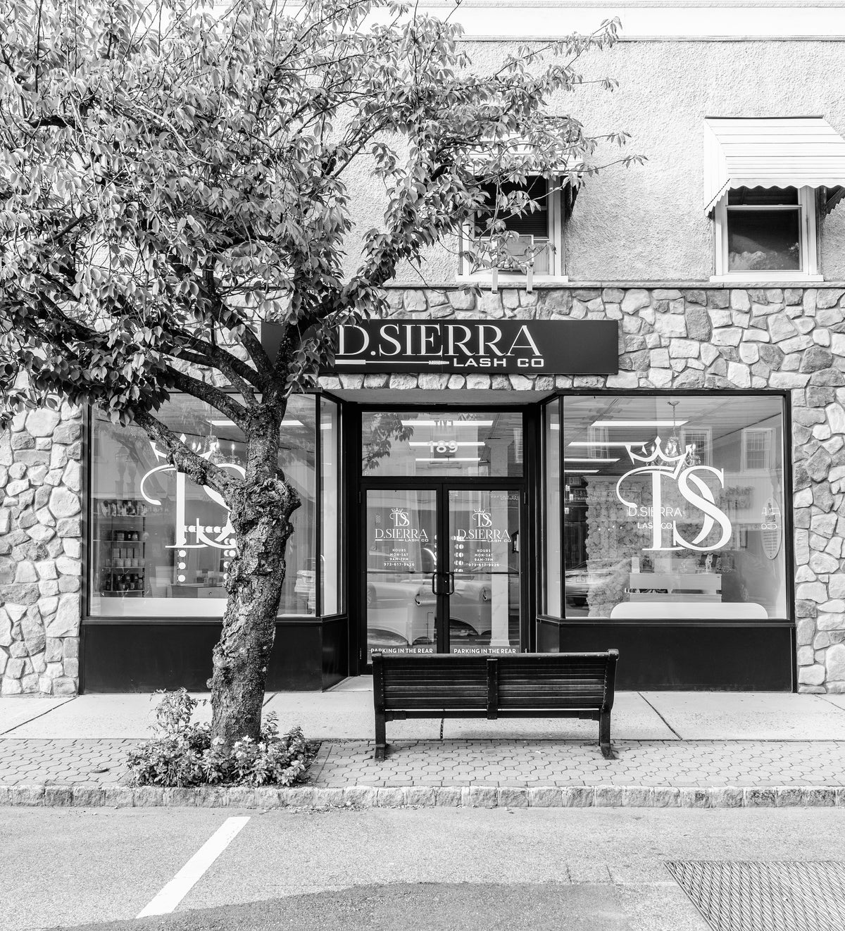 D.Sierra Lash Co. Glen Rock storefront